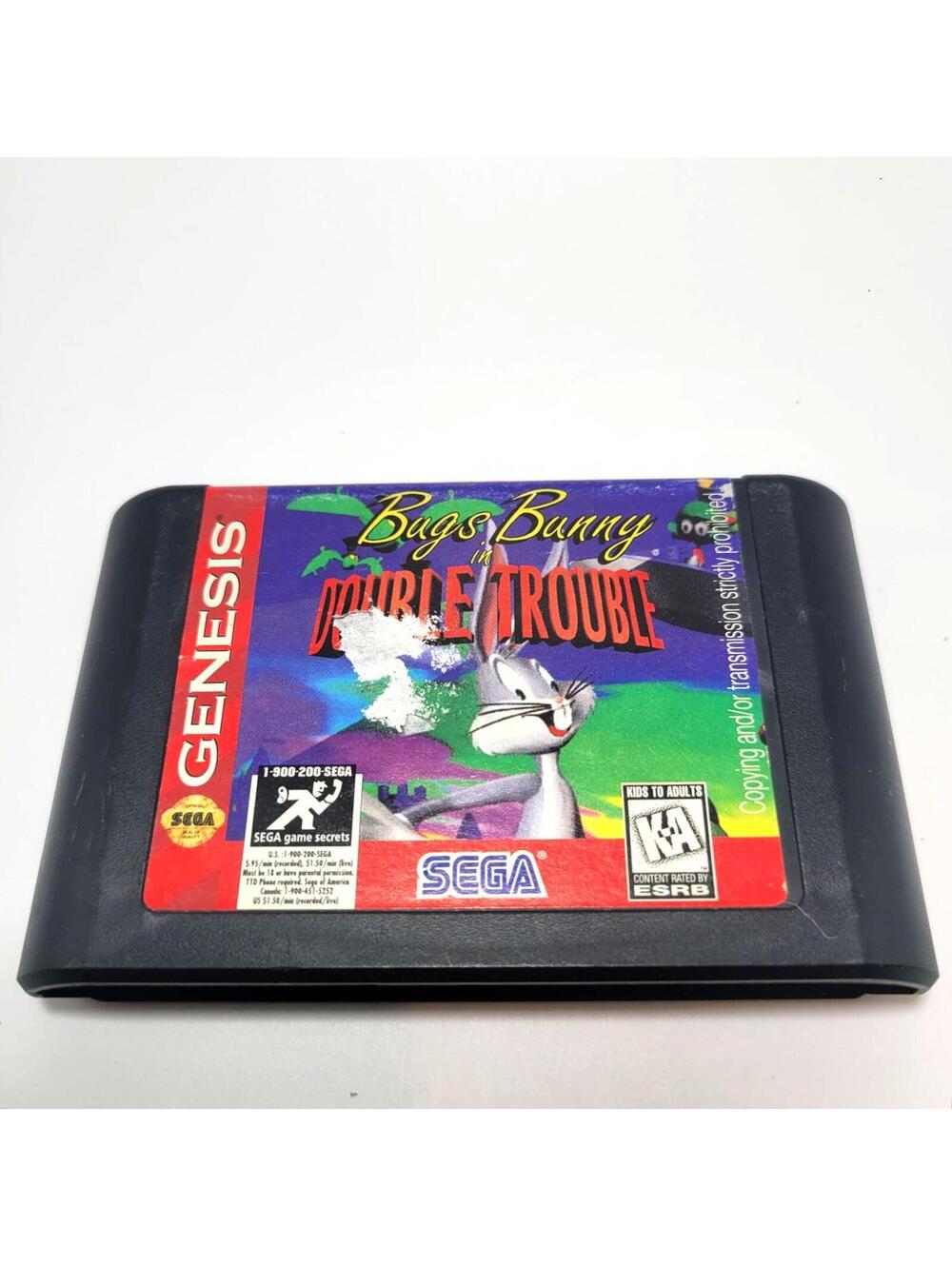 Sega Genesis Game - Bugs Bunny Double Trouble - TESTED